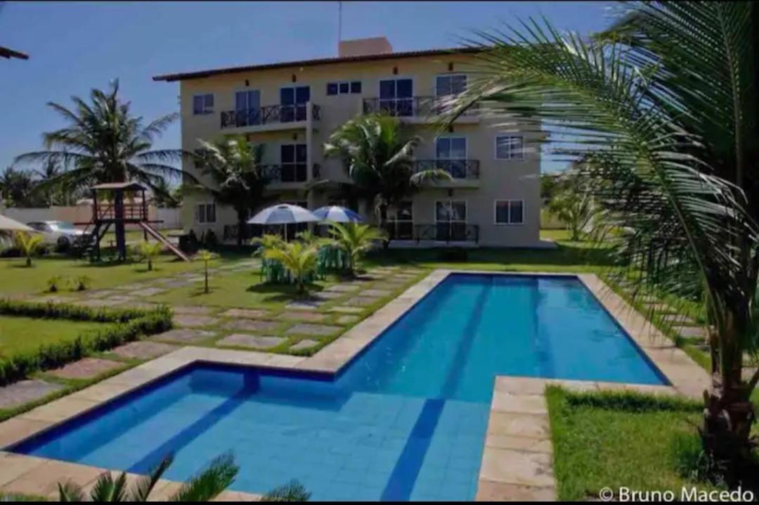 Lindo Flat Na Paradisíaca Praia da Taíba Bagian luar foto