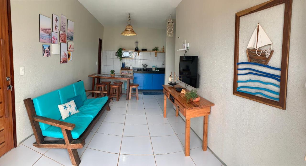 Lindo Flat Na Paradisíaca Praia da Taíba Bagian luar foto