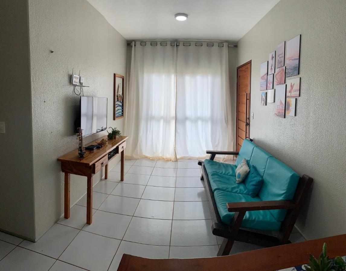 Lindo Flat Na Paradisíaca Praia da Taíba Bagian luar foto