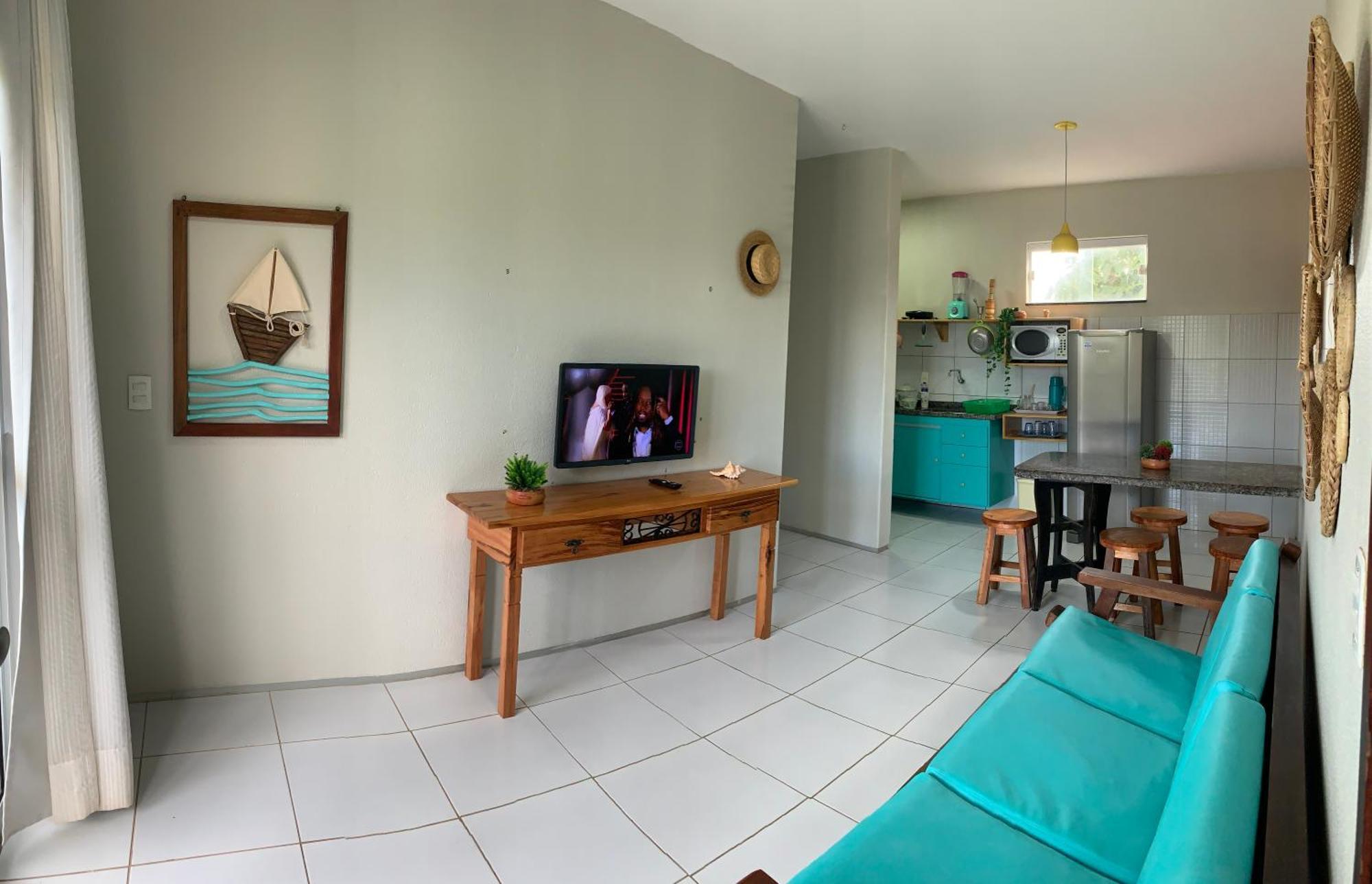 Lindo Flat Na Paradisíaca Praia da Taíba Bagian luar foto