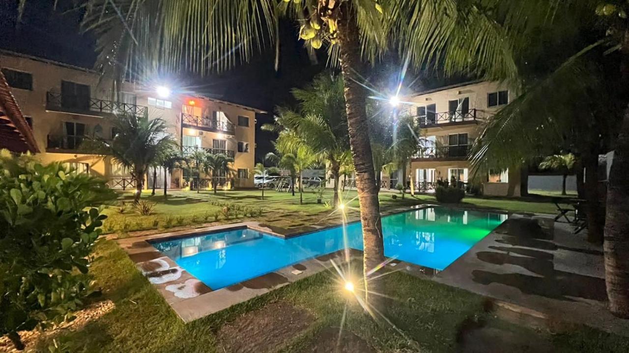 Lindo Flat Na Paradisíaca Praia da Taíba Bagian luar foto